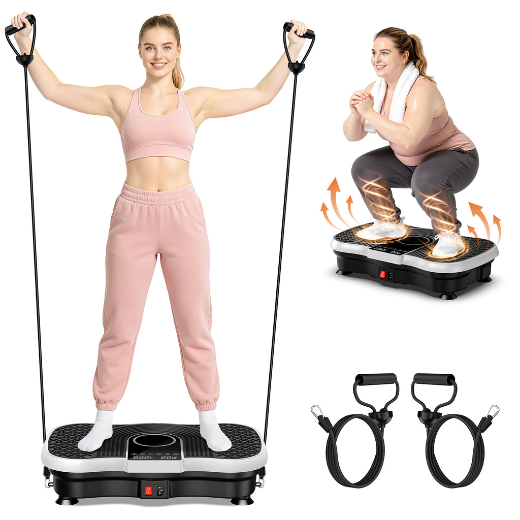 AoraPulseFit Home Vibration Plate With a Maximum Weight Capacity of 330 lbs