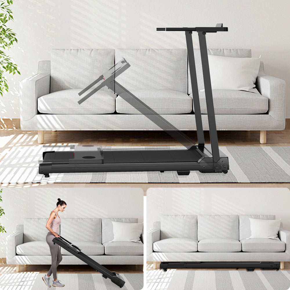 Foldable Treadmill for Home, 3.0HP Quiet Motor, Compact Running Machine for Small Spaces