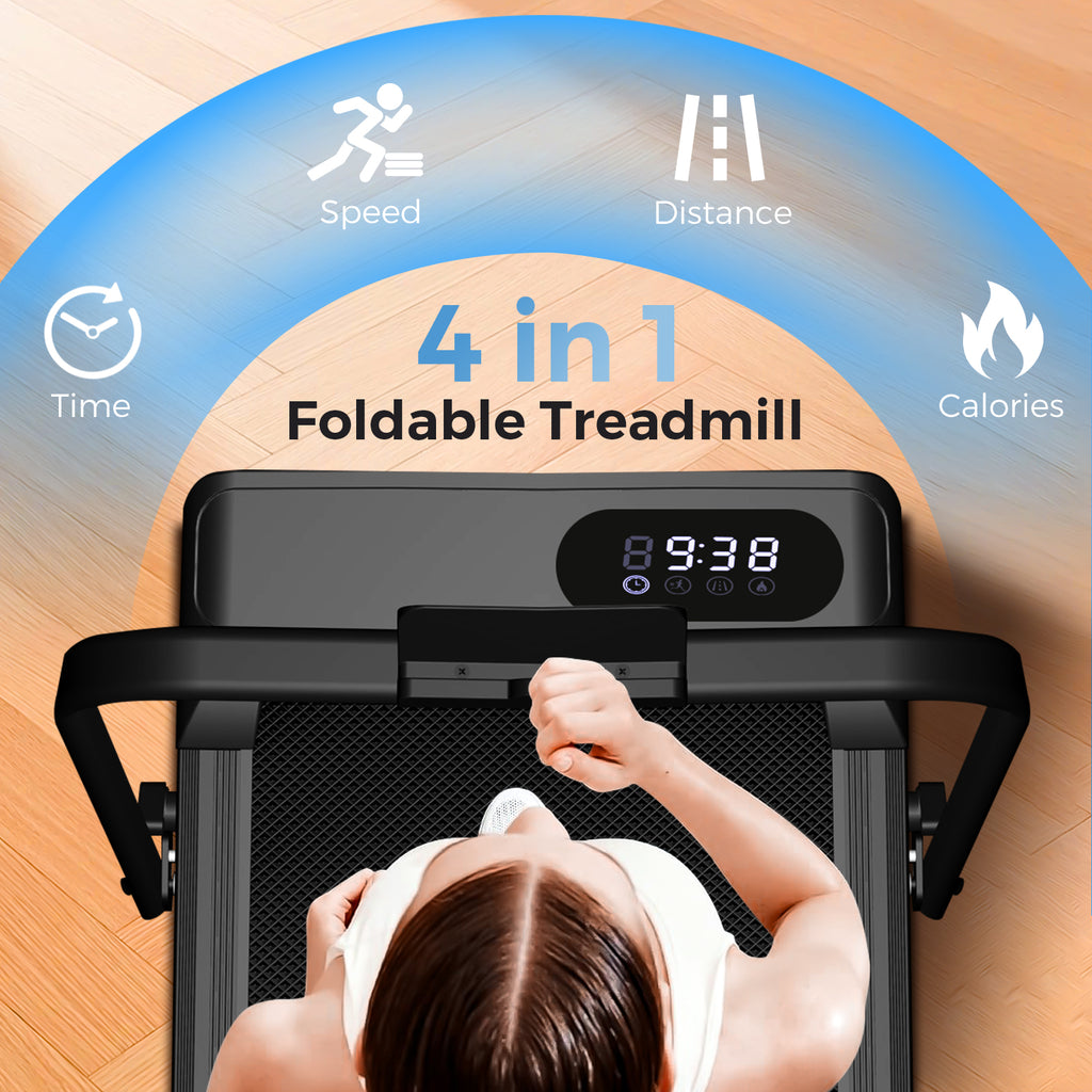 Tomile Walking Pad for Home/Office, Folding Treadmill 2.5HP, Under Desk Treadmill with Remote, 320 lbs Capacity
