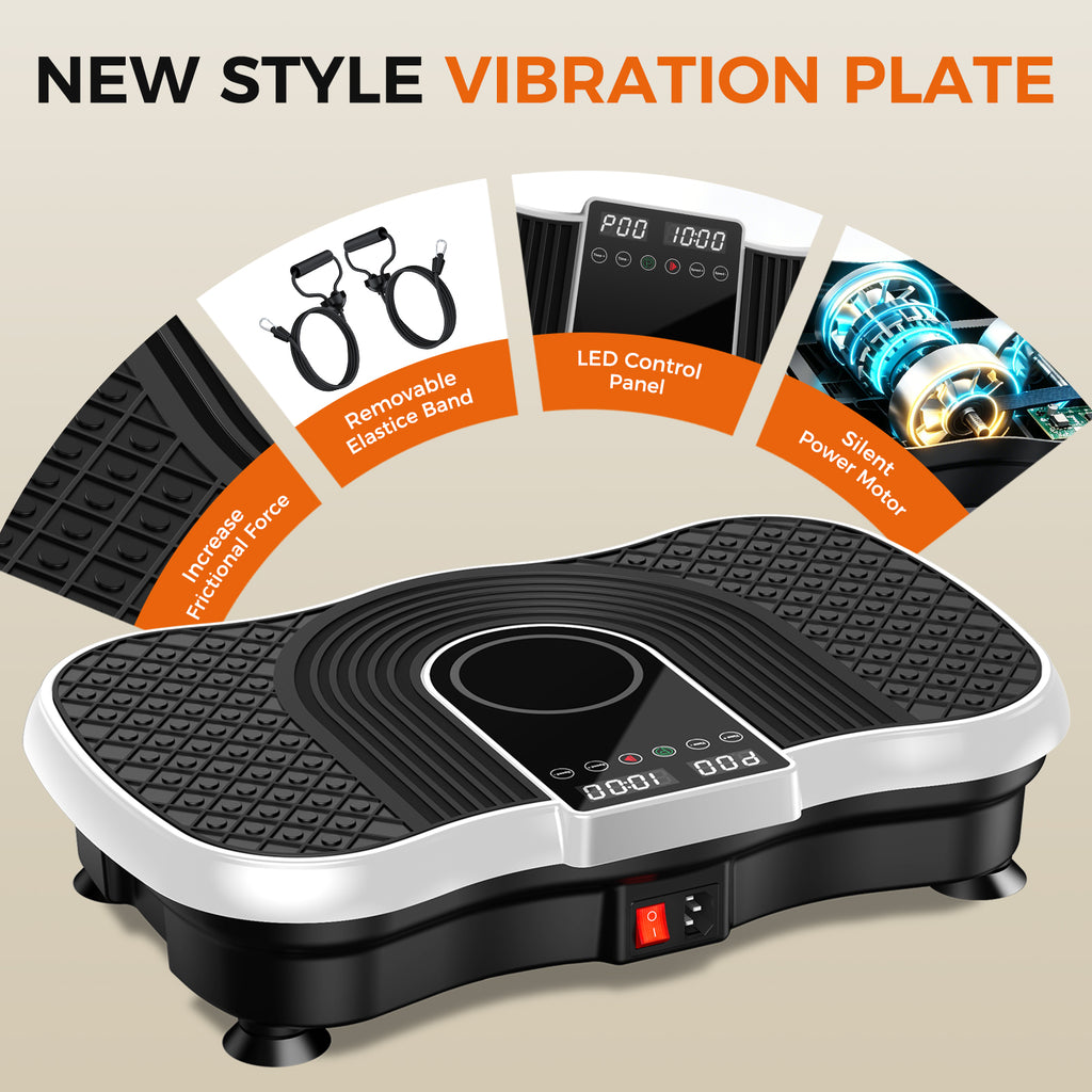 AoraPulseFit Home Vibration Plate With a Maximum Weight Capacity of 330 lbs