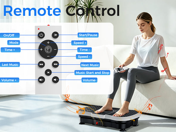 AoraPulseFit SZ09 Home Vibration Plate With a Maximum Weight Capacity of 400 lbs