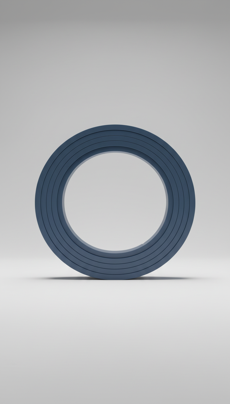 Matte Blue Resistance Bands Set