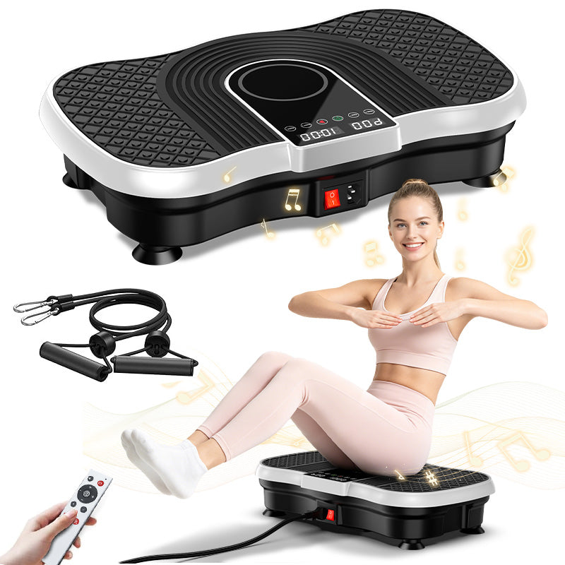 AoraPulseFit Home Vibration Plate With a Maximum Weight Capacity of 330 lbs